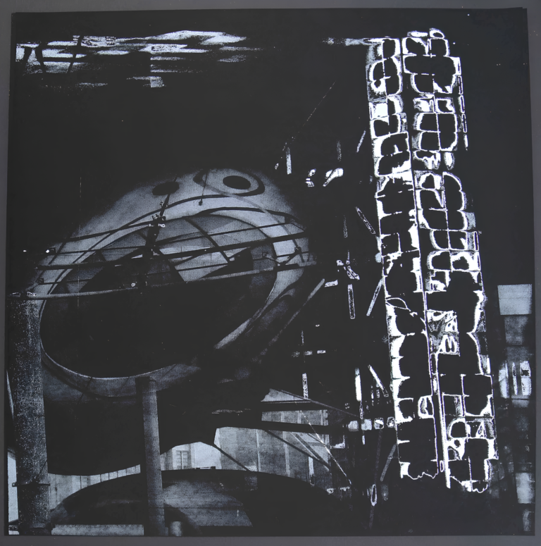 Bund — Screenprint, 62 × 62 cm, by Bianca Cork