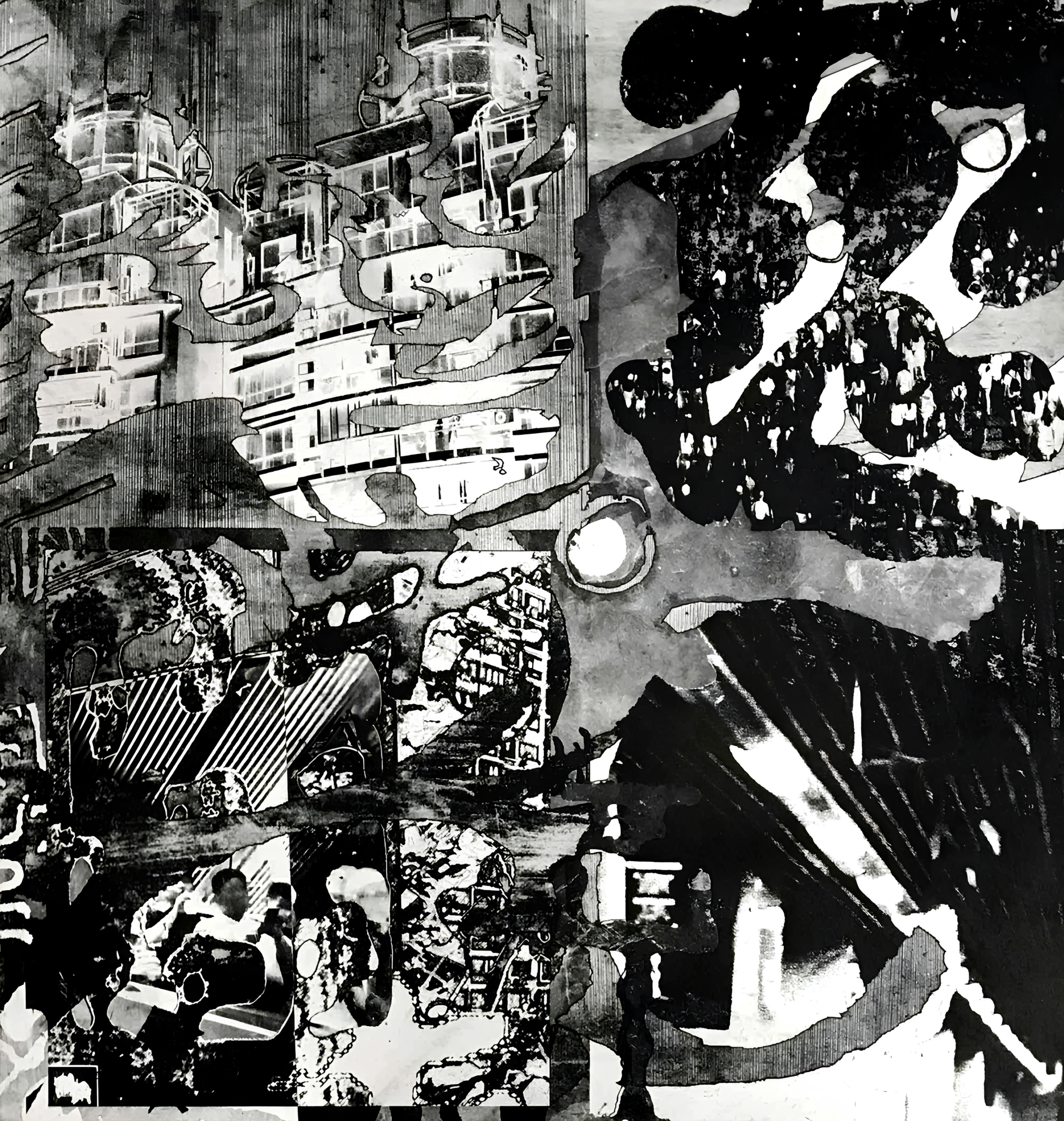 Emerge 3 — Etching, 62cm × 62 cm, by Bianca Cork