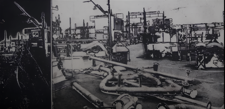 Fabrication Workshop — Etching and relief print, 70 × 50 cm, by Bianca Cork