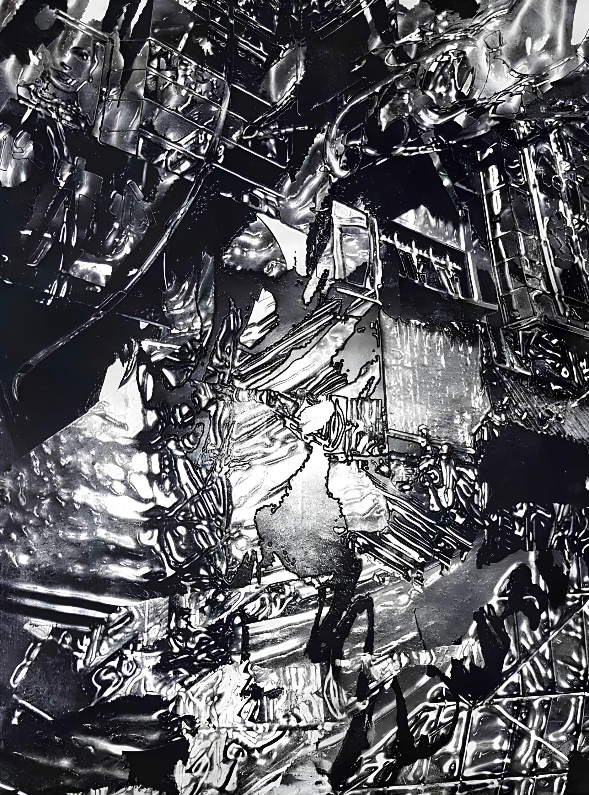 Flow — Etching, 58 × 75 cm, by Bianca Cork