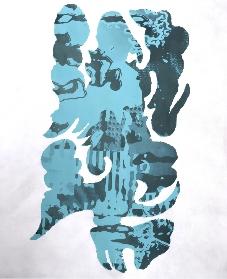 Assemble II — Screenprint, 30cm x 50cm, by Bianca Cork