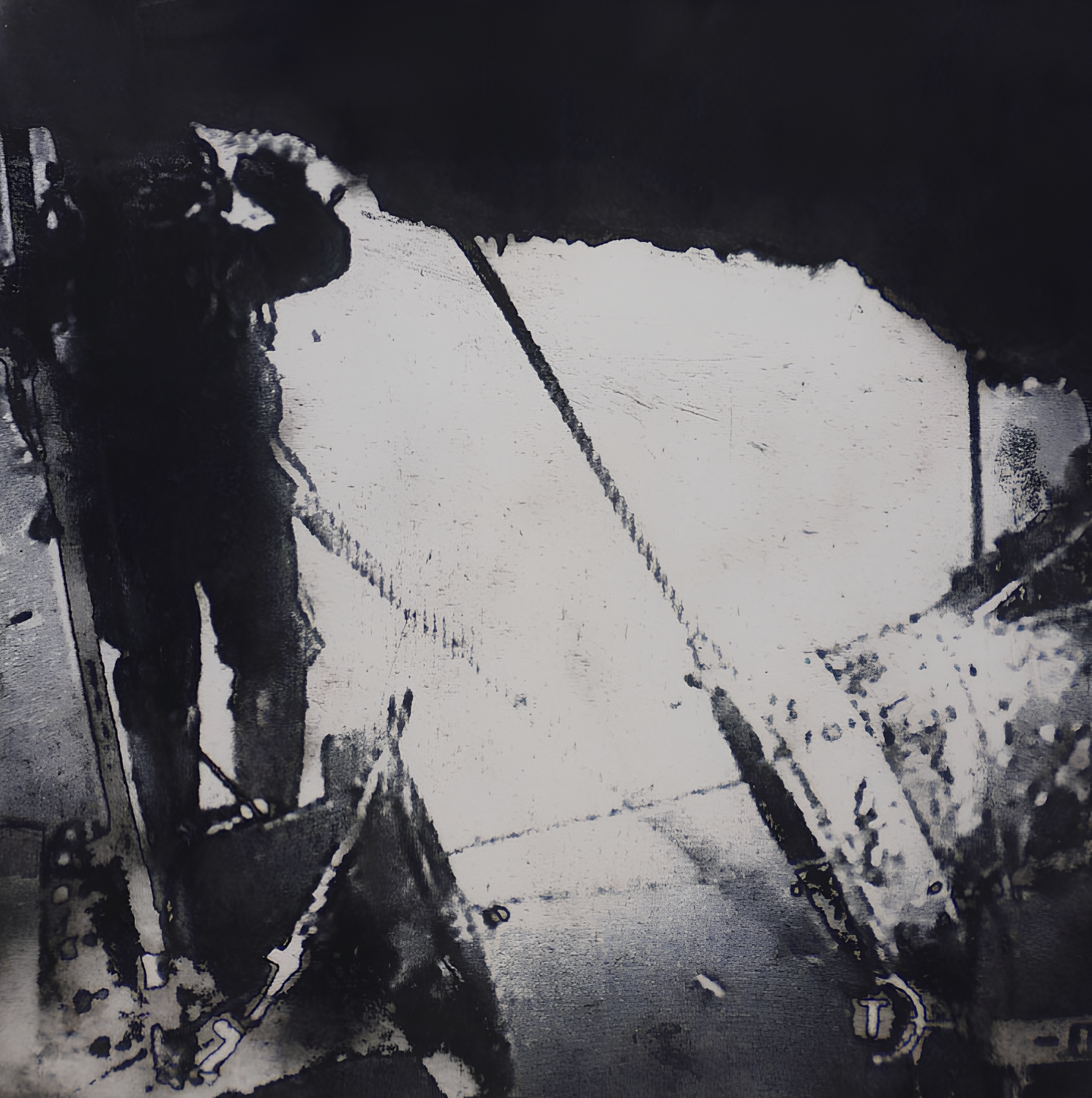 Saturation Diver II — Etching, 58cm x 58cm, by Bianca Cork