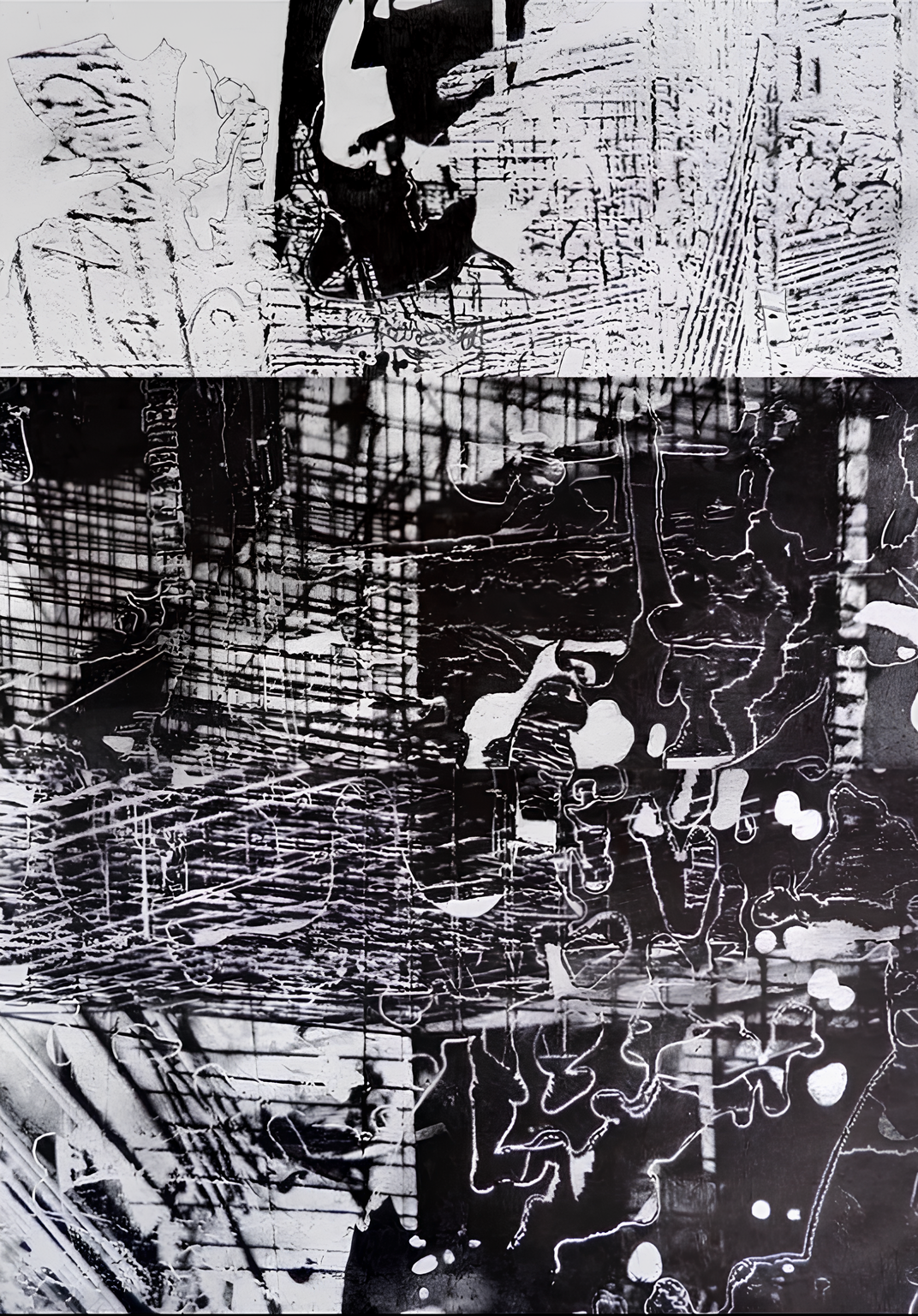 Construction — Etching, 60cm × 90 cm, by Bianca Cork